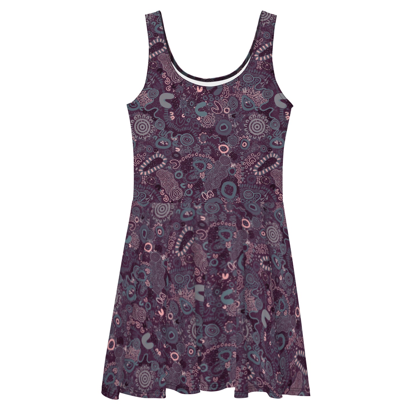 Aboriginal Art | Feminine Energy: Night Edition | Skater Dress
