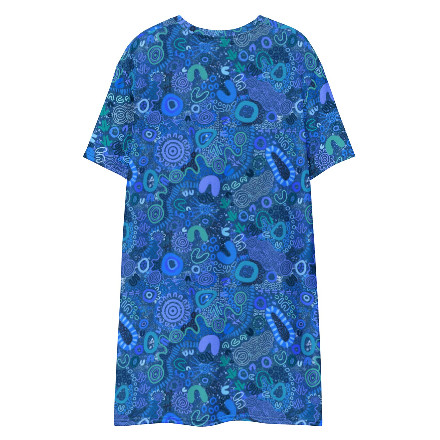 Aboriginal Art | Sapphire | T-shirt Dress