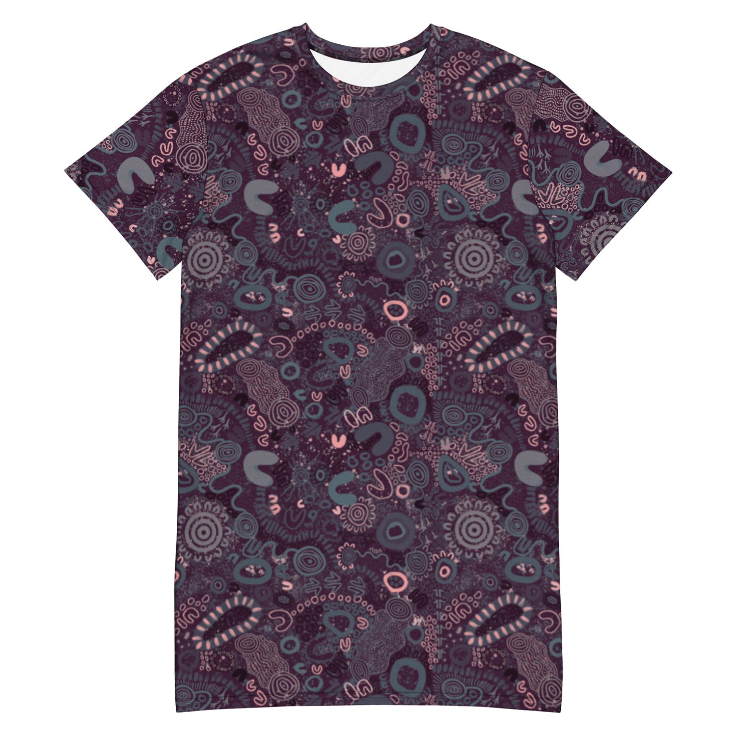 Aboriginal Art | Feminine Energy: Night Edition | T-shirt Dress