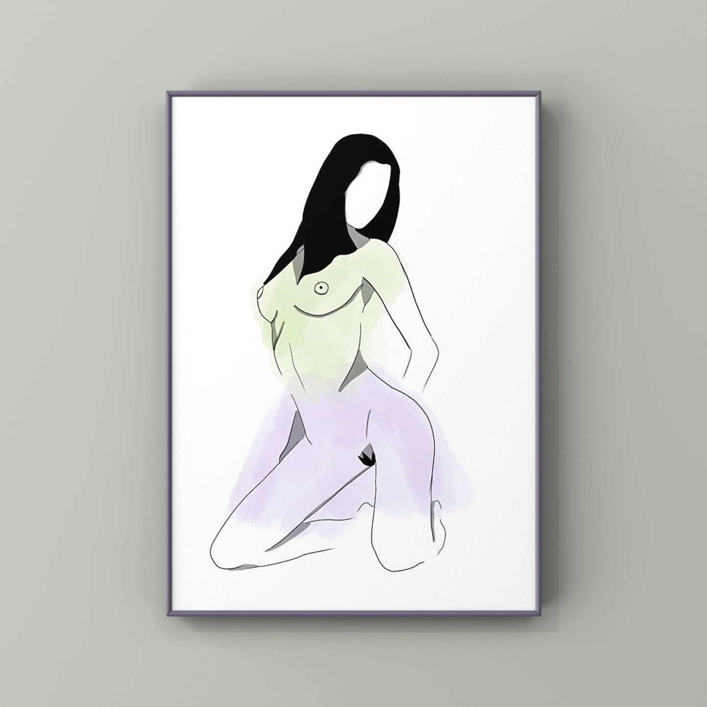 Inclusive Art | Dressed in Lavender | Art Print