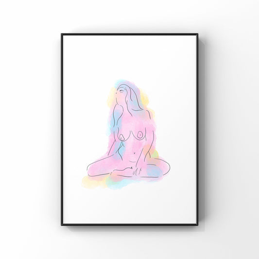 Inclusive Art | Thinking in Colour | Art Print