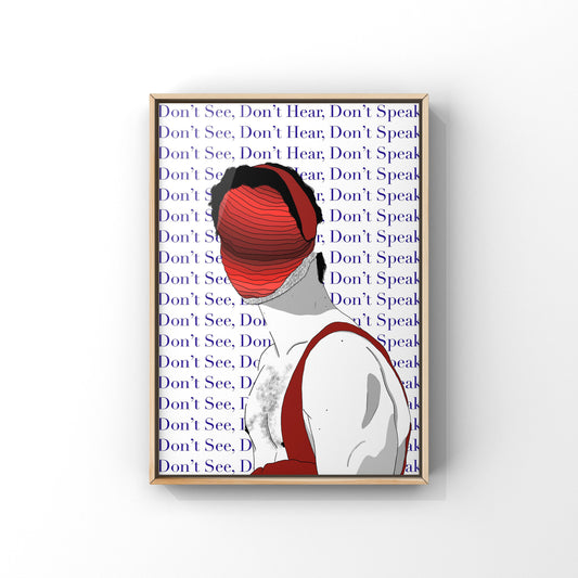 LGBTQIA+ Art | Denial and Pretending | Art Print