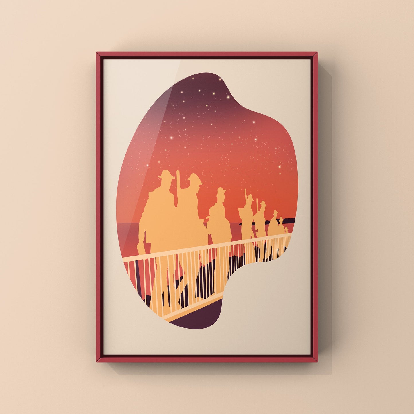 Australian Art | Anzac Memorial Walk | Art Print