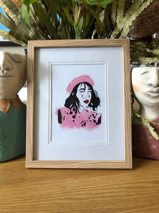 Inclusive Art | Speckled Red Two | Art Print