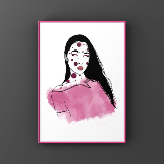 Inclusive Art | Speckled Sophie | Art Print