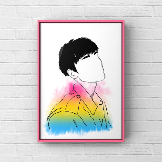 LGBTQIA+ Art | Pansexual Pride | Art Print