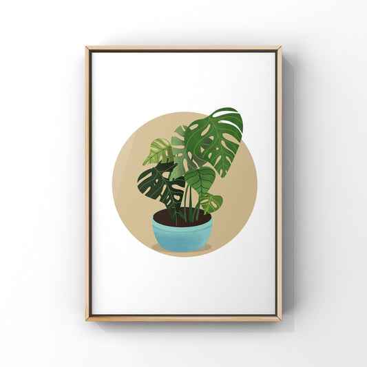 Flower Art | You Monstera | Art Print