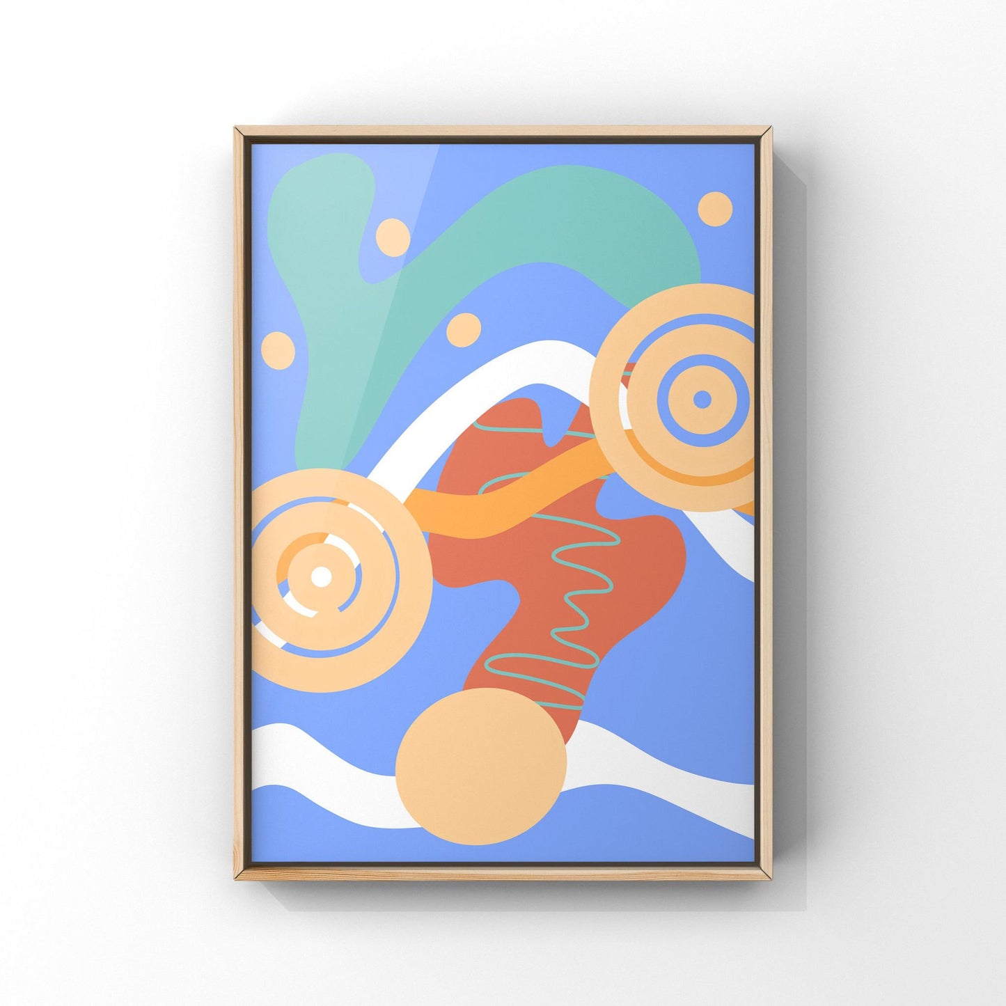 Aboriginal Art | By the Watering Hole | Art Print