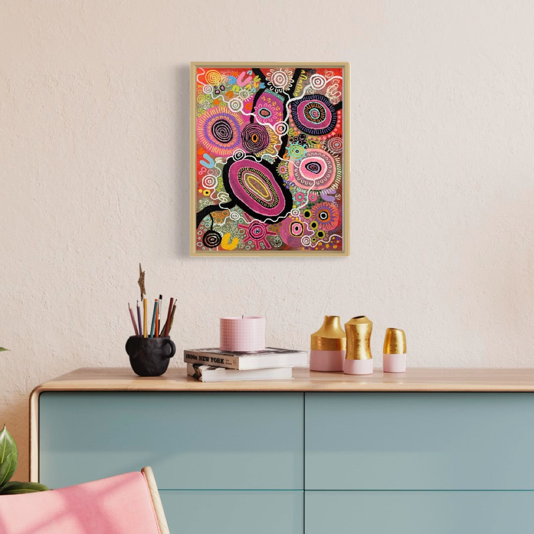 Aboriginal Art | Longing for Connection | One-of-a-Kind Original Painting