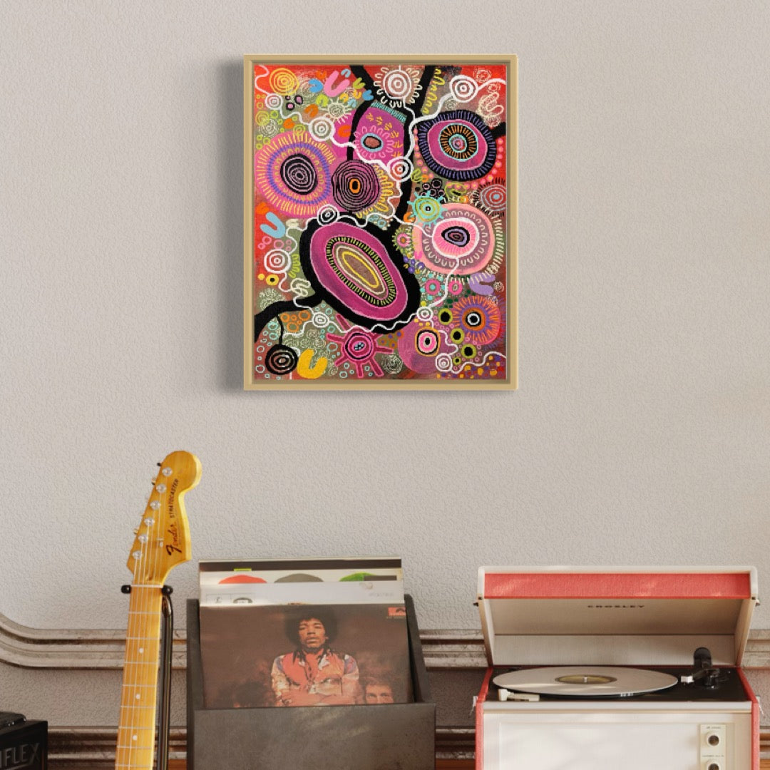 Aboriginal Art | Longing for Connection | One-of-a-Kind Original Painting