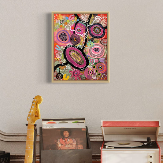 Aboriginal Art | Longing for Connection | One-of-a-Kind Original Painting