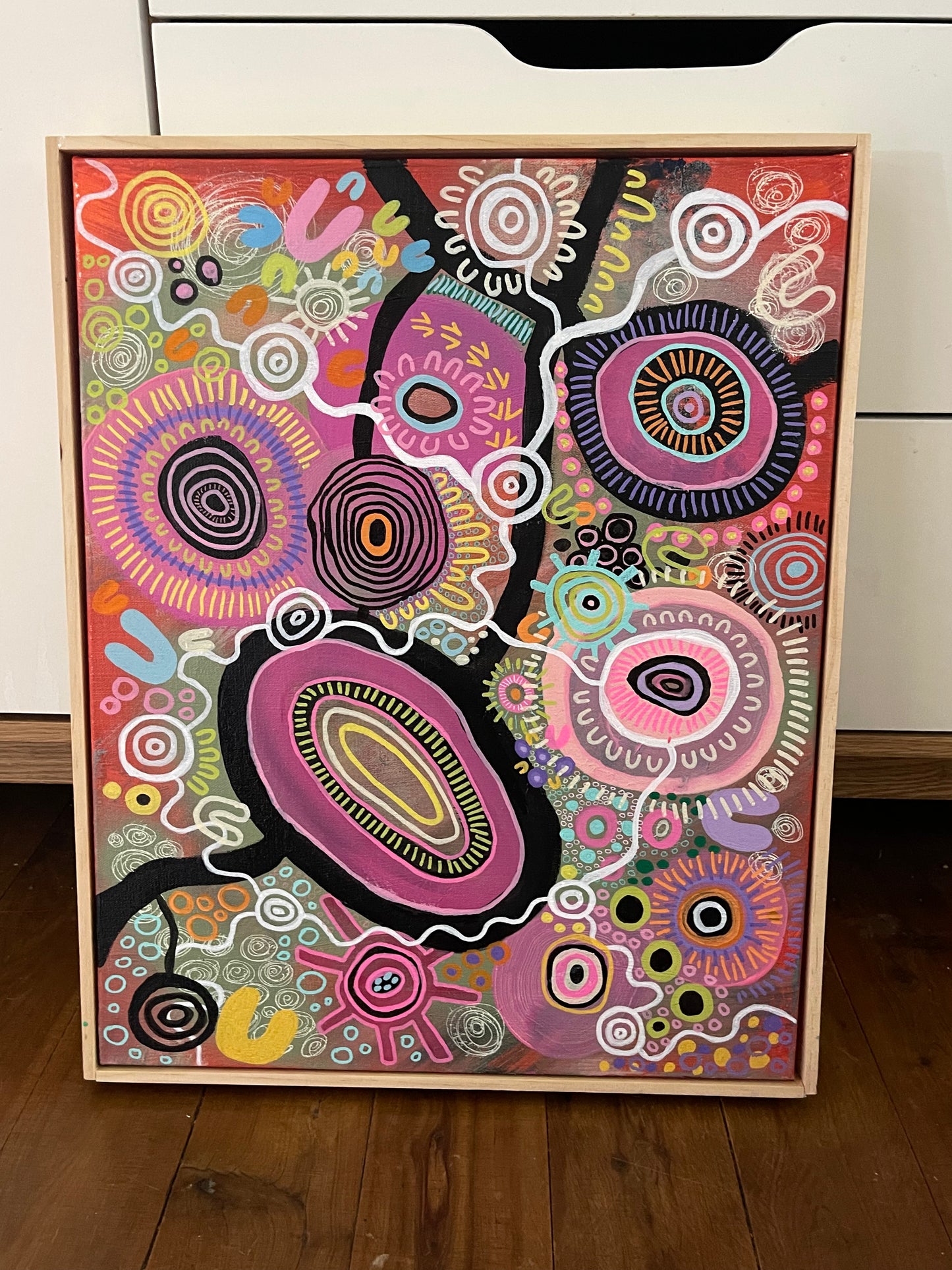 Aboriginal Art | Longing for Connection | One-of-a-Kind Original Painting