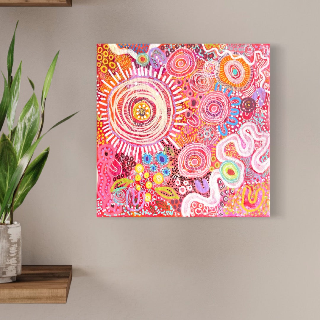 Aboriginal Art | Inner Child | One-of-a-Kind Original Painting