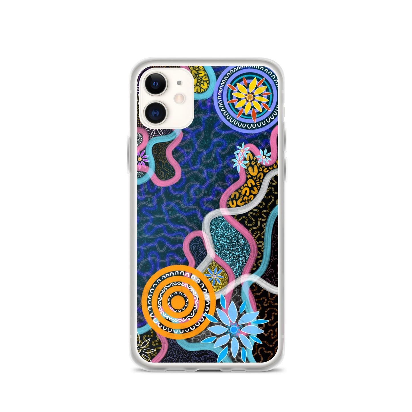 Aboriginal Art | River Meets Land | iPhone Tough Case