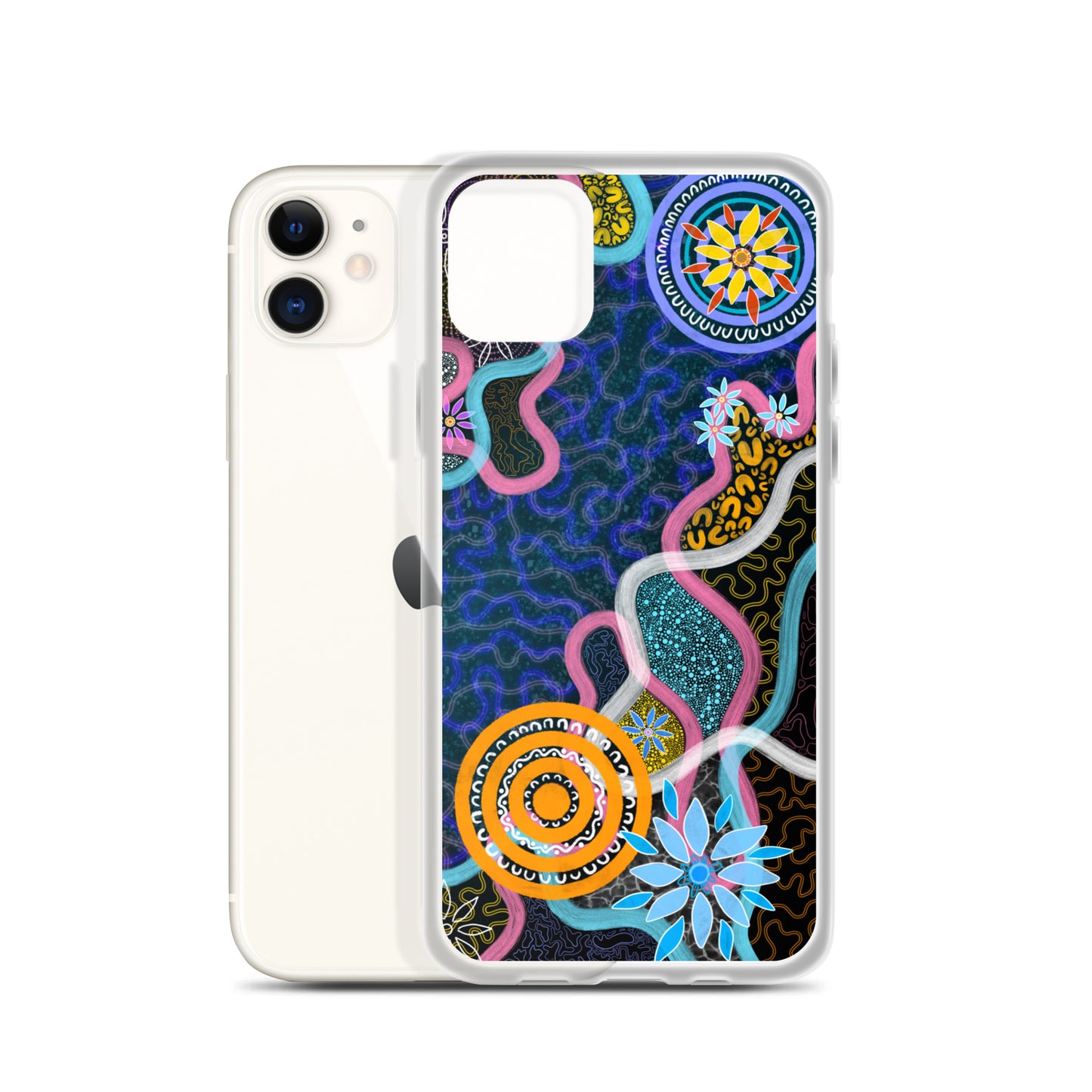 Aboriginal Art | River Meets Land | iPhone Tough Case