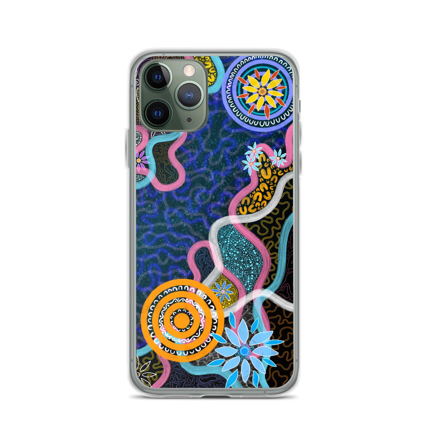 Aboriginal Art | River Meets Land | iPhone Tough Case