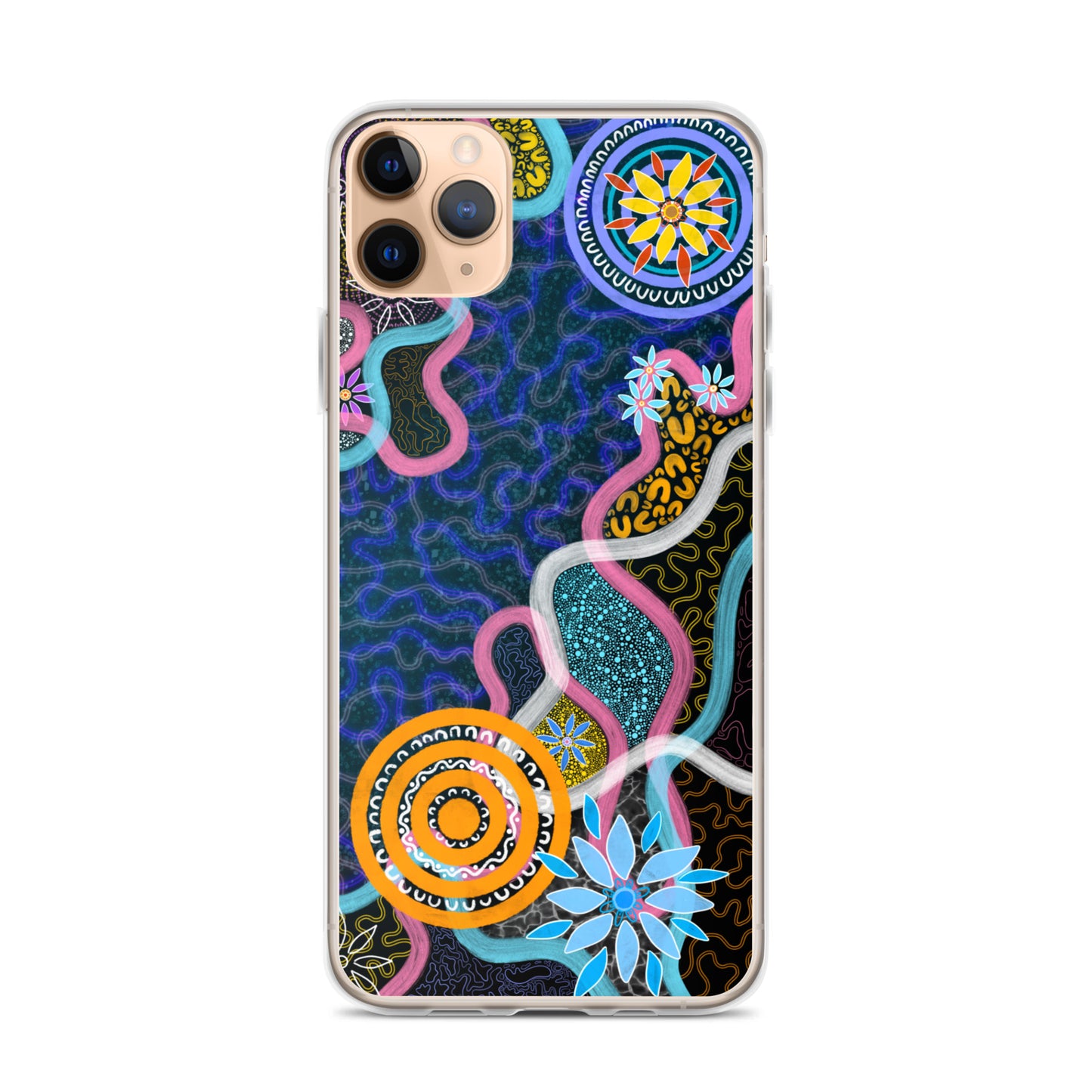 Aboriginal Art | River Meets Land | iPhone Tough Case