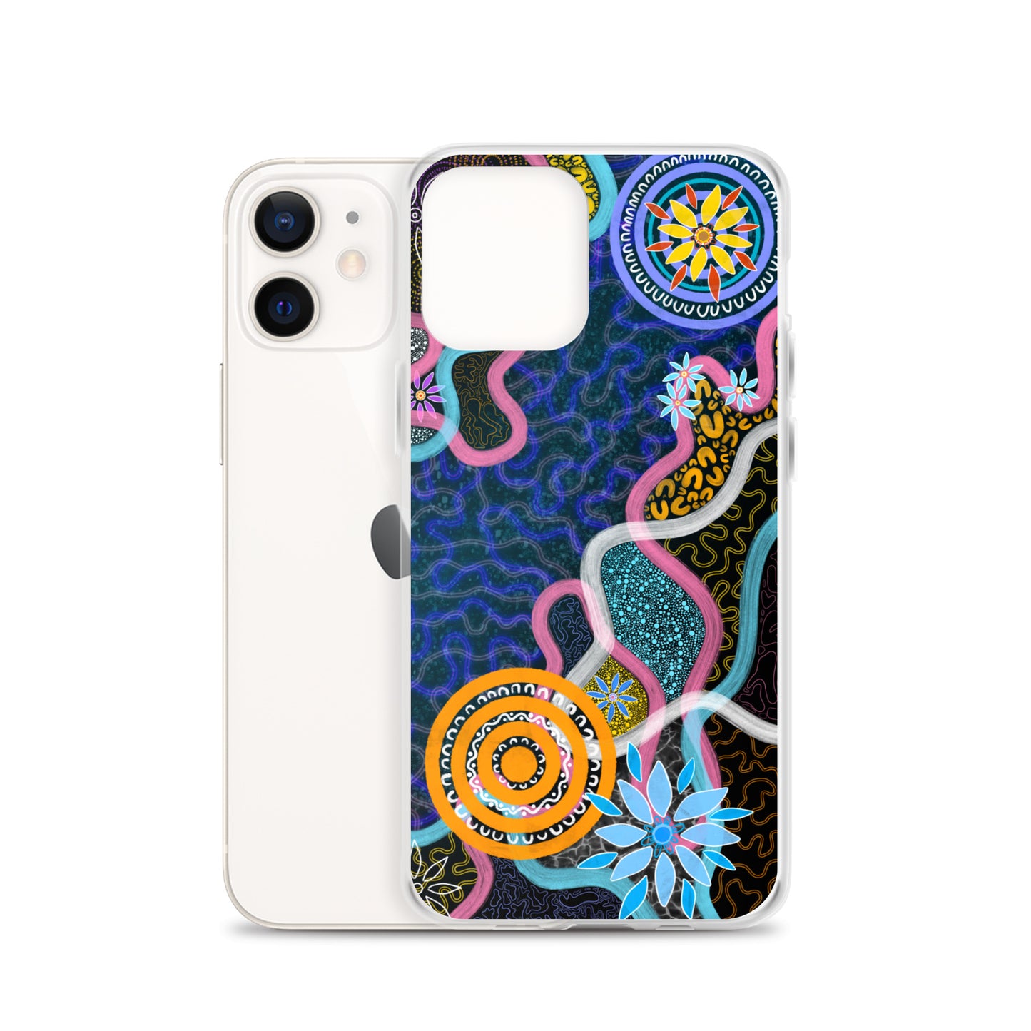 Aboriginal Art | River Meets Land | iPhone Tough Case