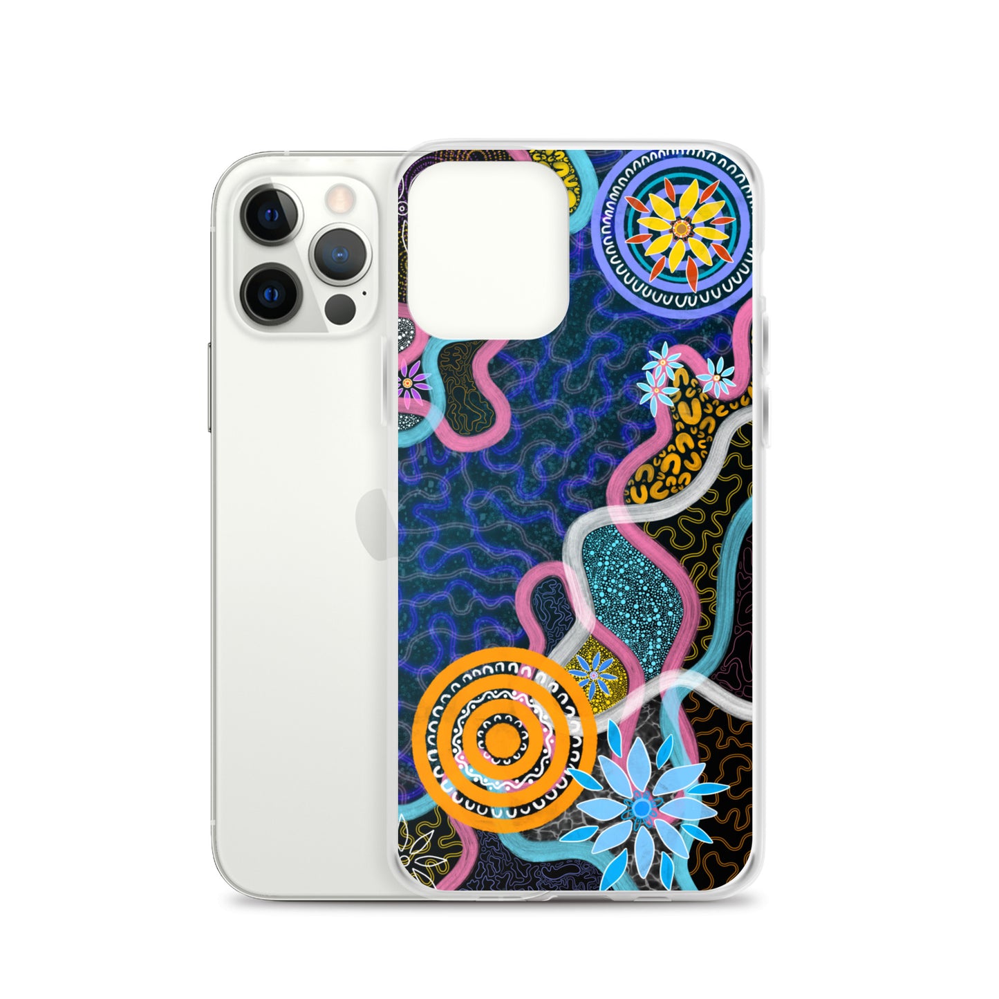 Aboriginal Art | River Meets Land | iPhone Tough Case