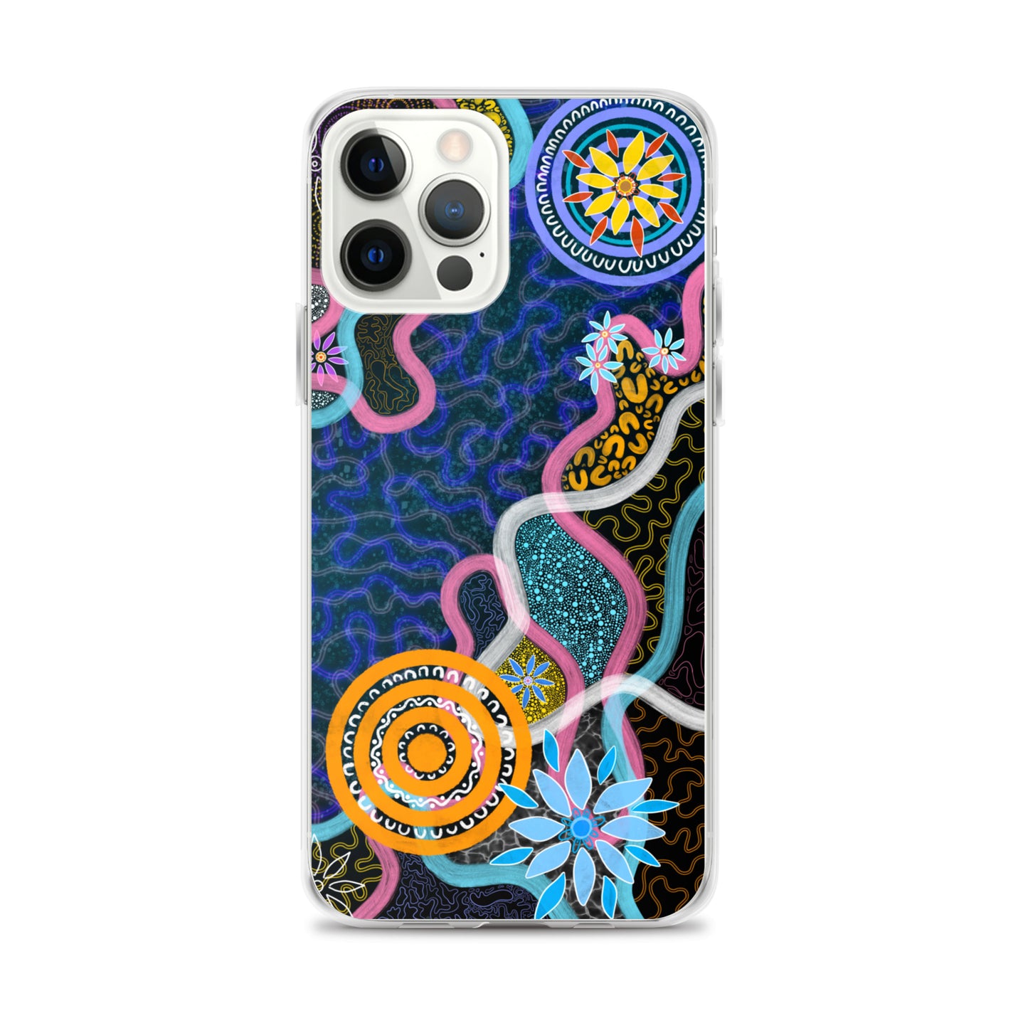 Aboriginal Art | River Meets Land | iPhone Tough Case