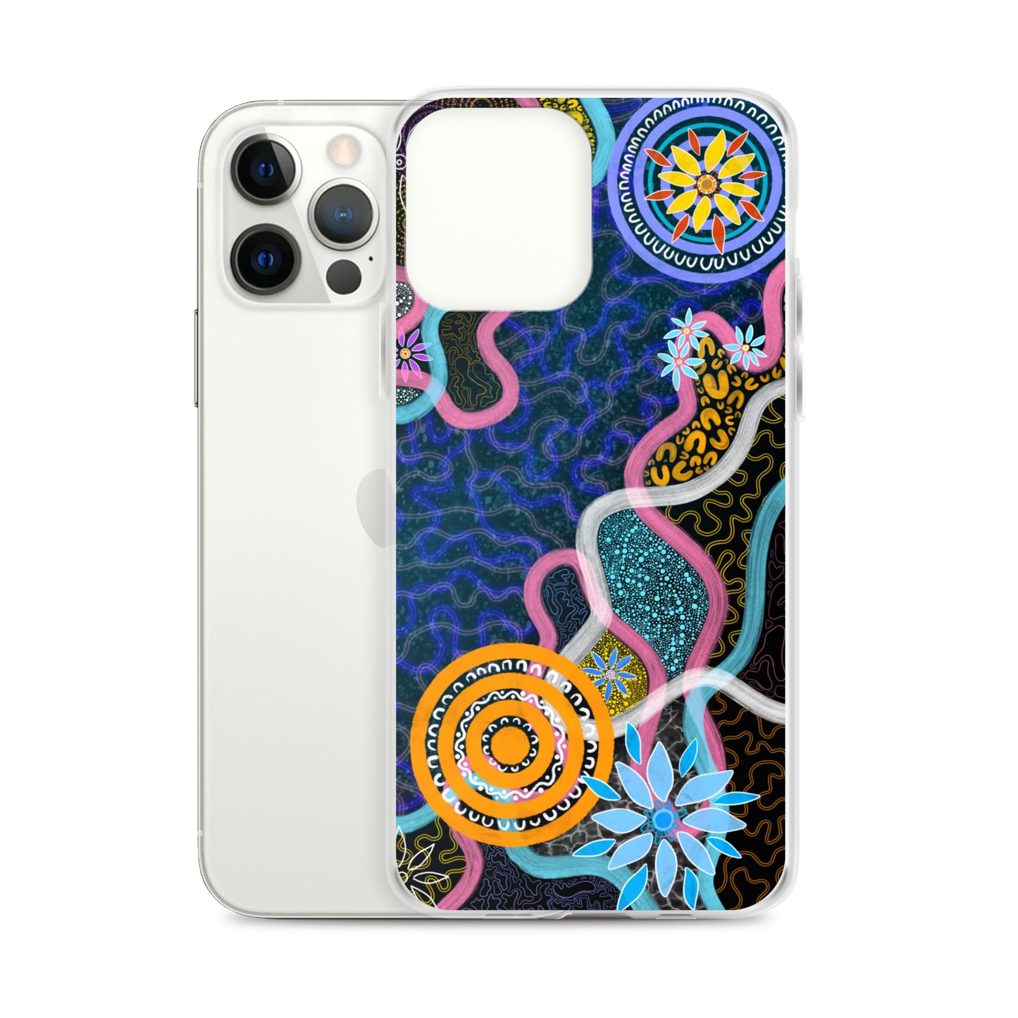 Aboriginal Art | River Meets Land | iPhone Tough Case