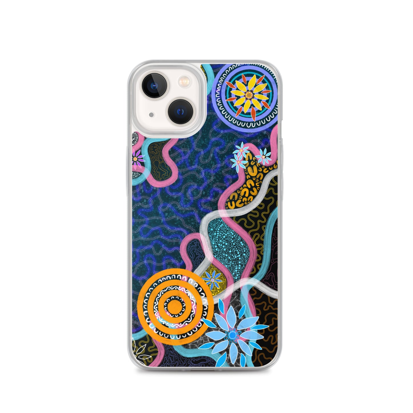 Aboriginal Art | River Meets Land | iPhone Tough Case