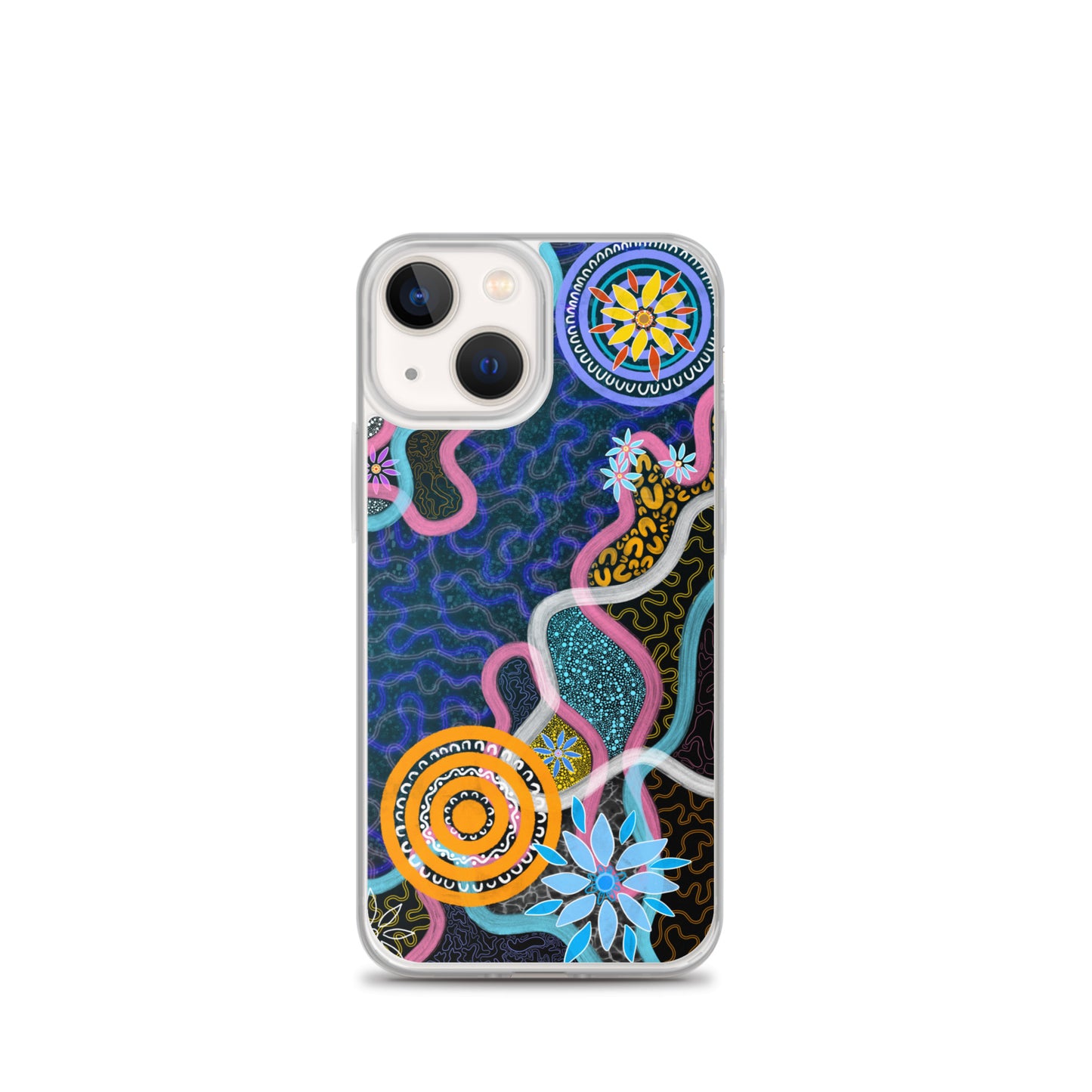 Aboriginal Art | River Meets Land | iPhone Tough Case