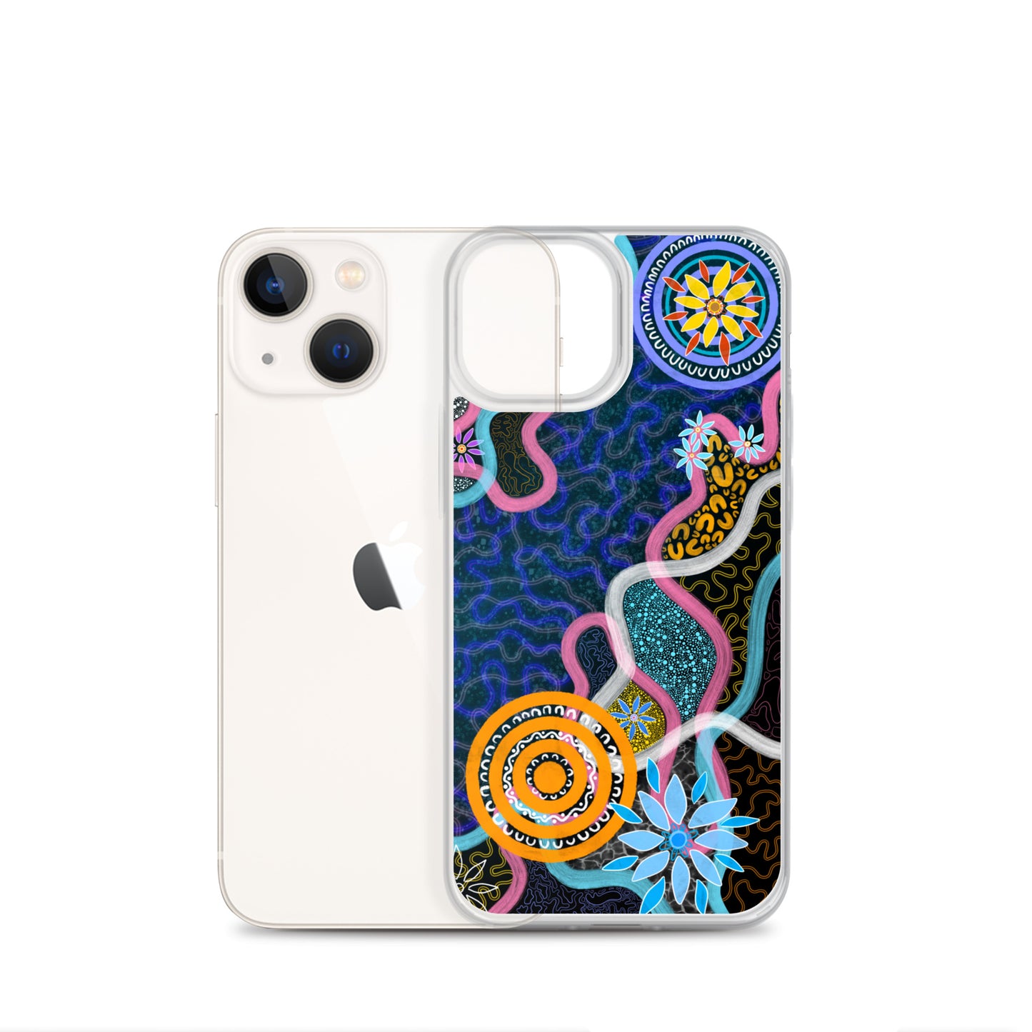 Aboriginal Art | River Meets Land | iPhone Tough Case