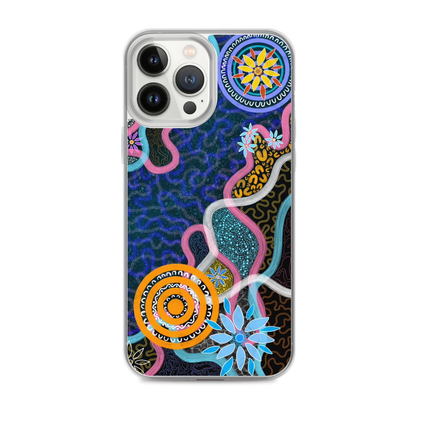 Aboriginal Art | River Meets Land | iPhone Tough Case