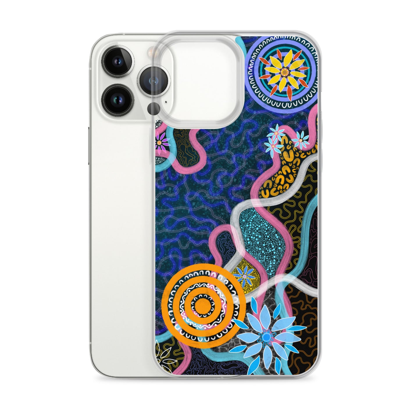 Aboriginal Art | River Meets Land | iPhone Tough Case
