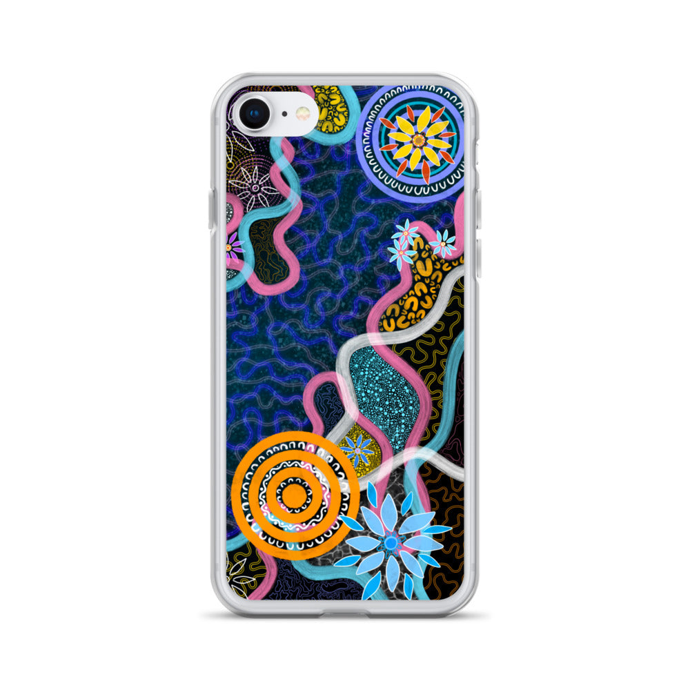 Aboriginal Art | River Meets Land | iPhone Tough Case