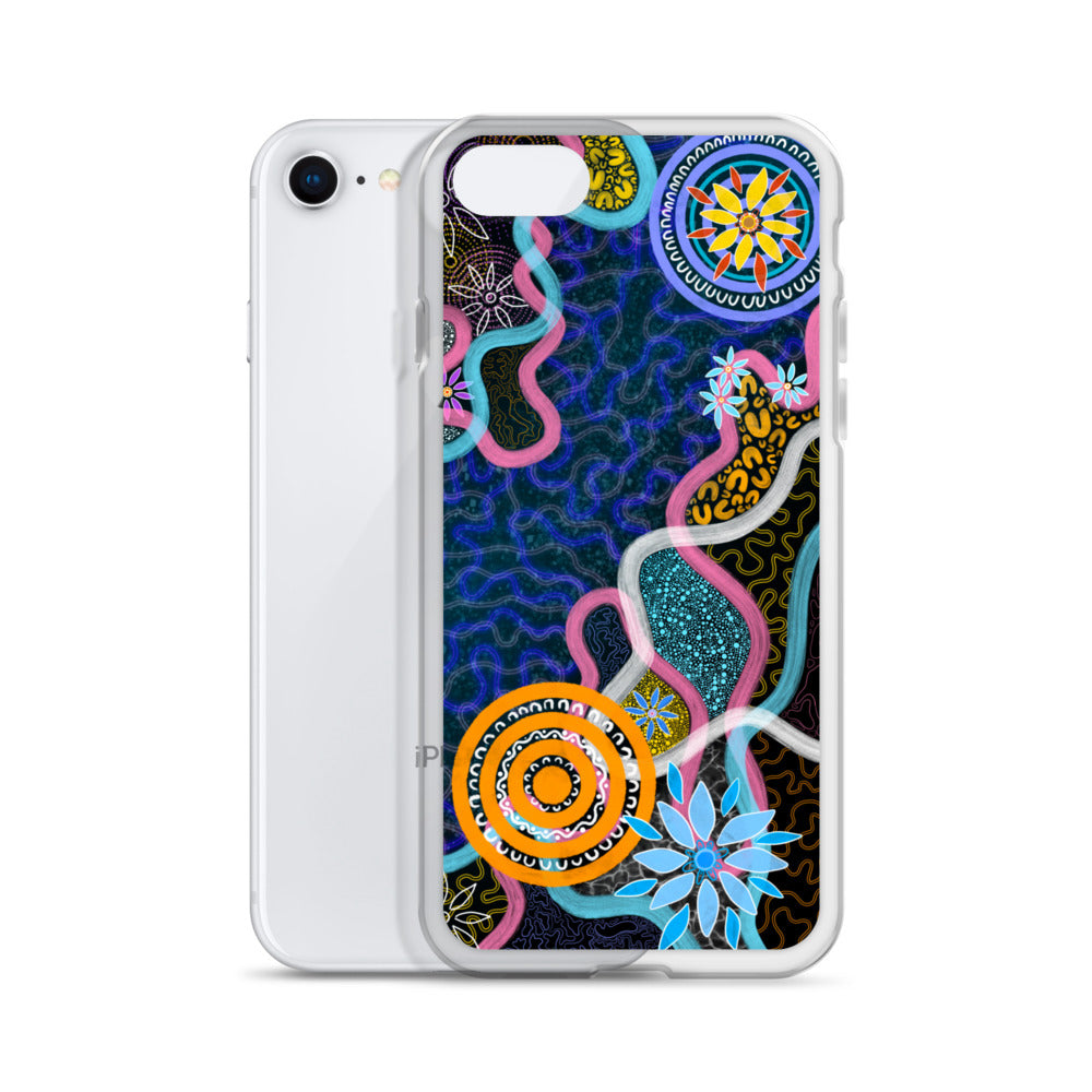 Aboriginal Art | River Meets Land | iPhone Tough Case