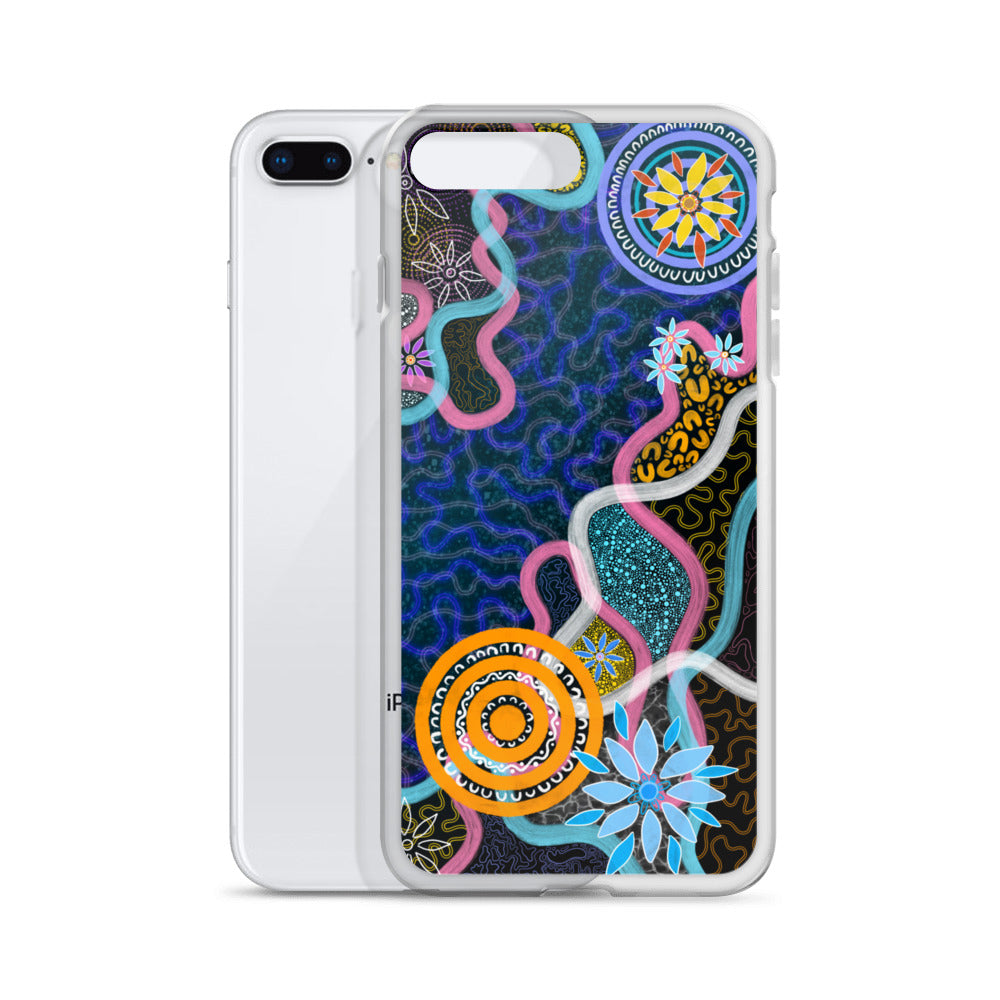 Aboriginal Art | River Meets Land | iPhone Tough Case