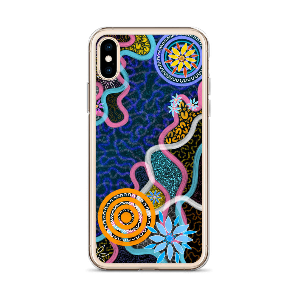 Aboriginal Art | River Meets Land | iPhone Tough Case