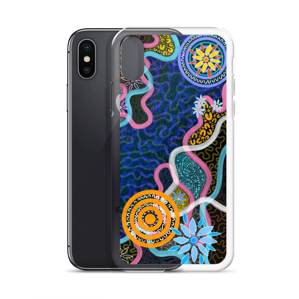 Aboriginal Art | River Meets Land | iPhone Tough Case