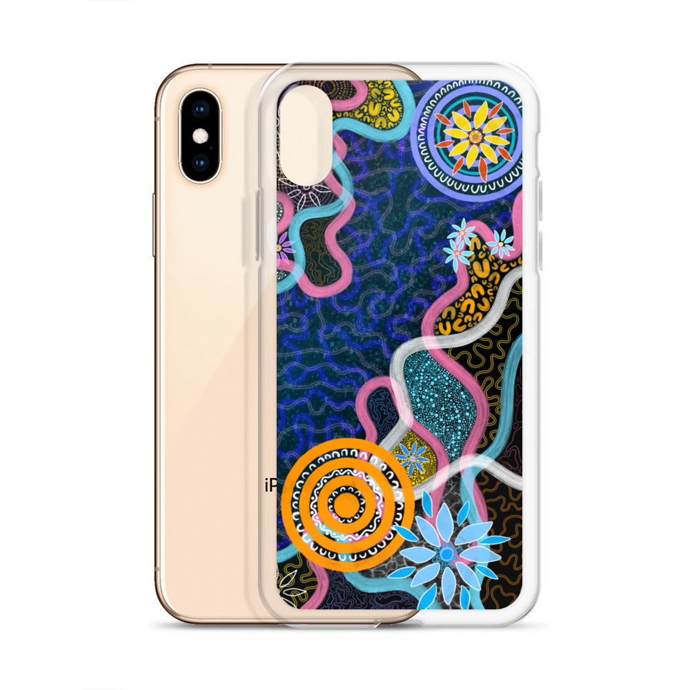 Aboriginal Art | River Meets Land | iPhone Tough Case