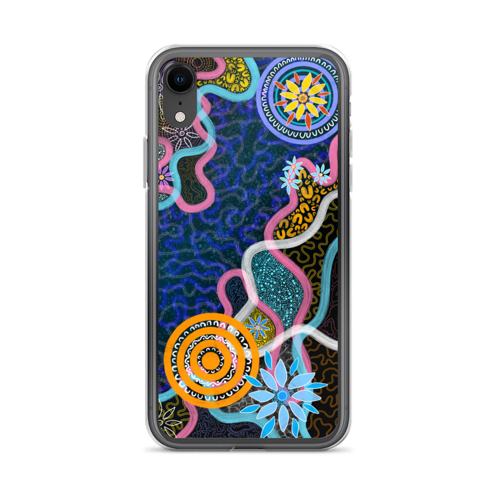 Aboriginal Art | River Meets Land | iPhone Tough Case
