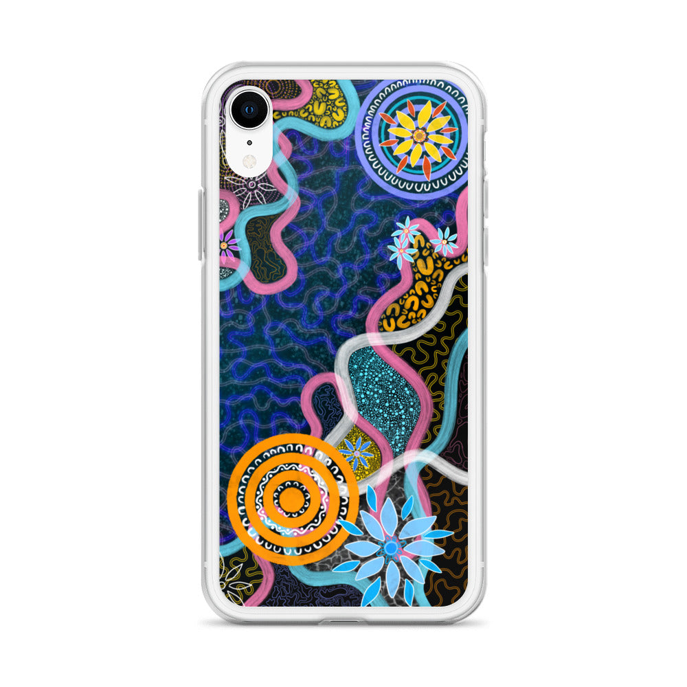 Aboriginal Art | River Meets Land | iPhone Tough Case