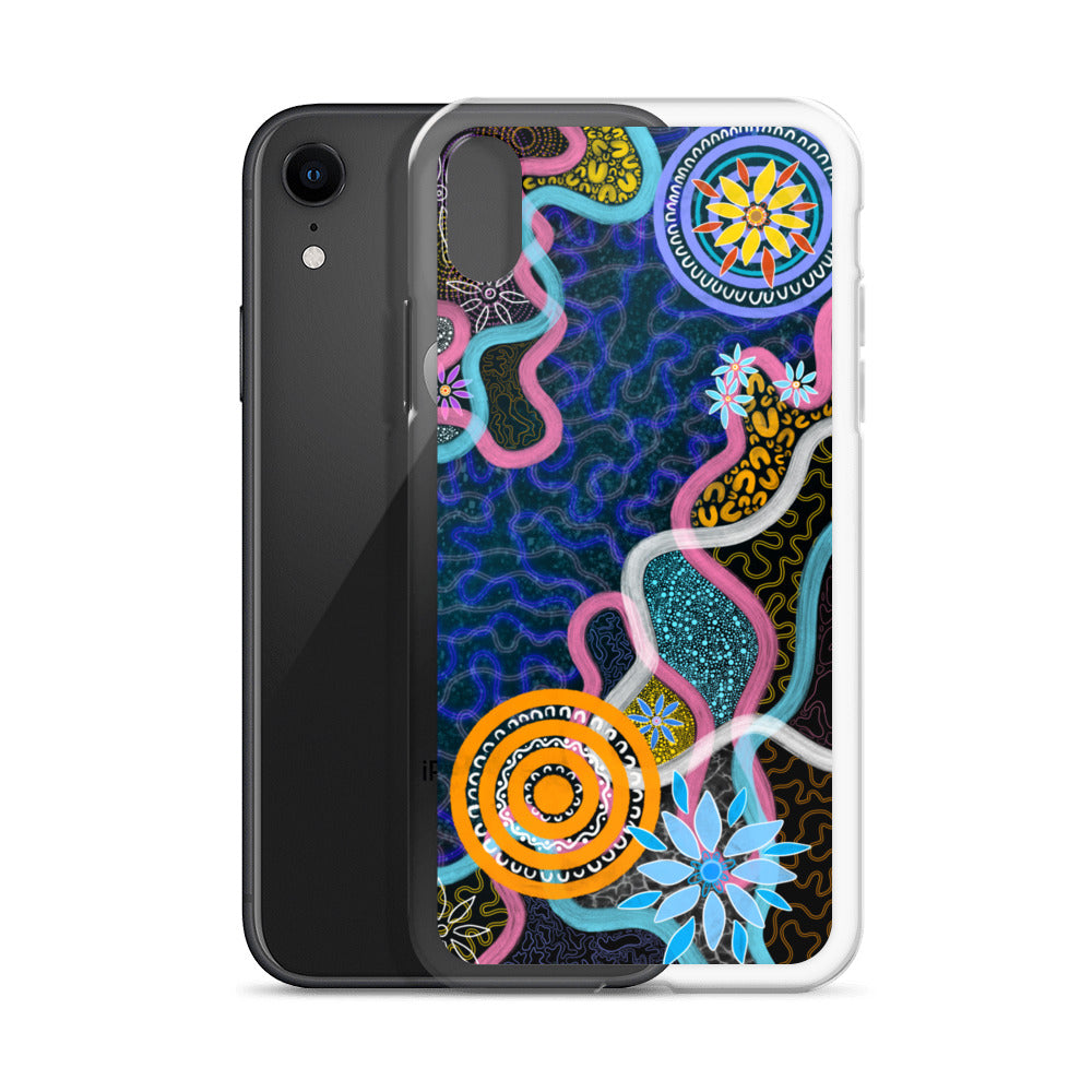 Aboriginal Art | River Meets Land | iPhone Tough Case