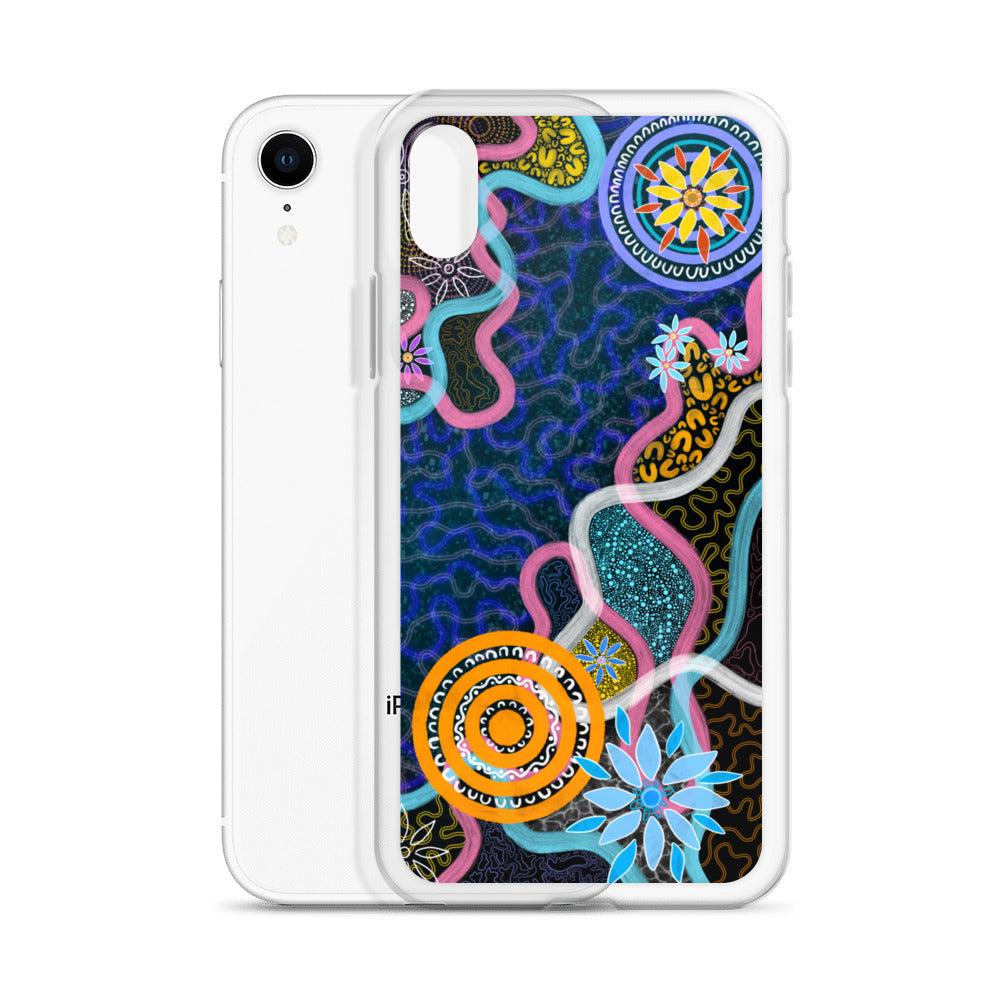 Aboriginal Art | River Meets Land | iPhone Tough Case