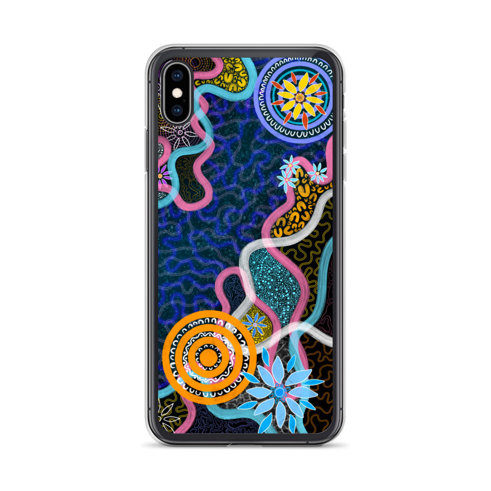 Aboriginal Art | River Meets Land | iPhone Tough Case