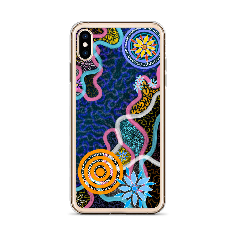 Aboriginal Art | River Meets Land | iPhone Tough Case