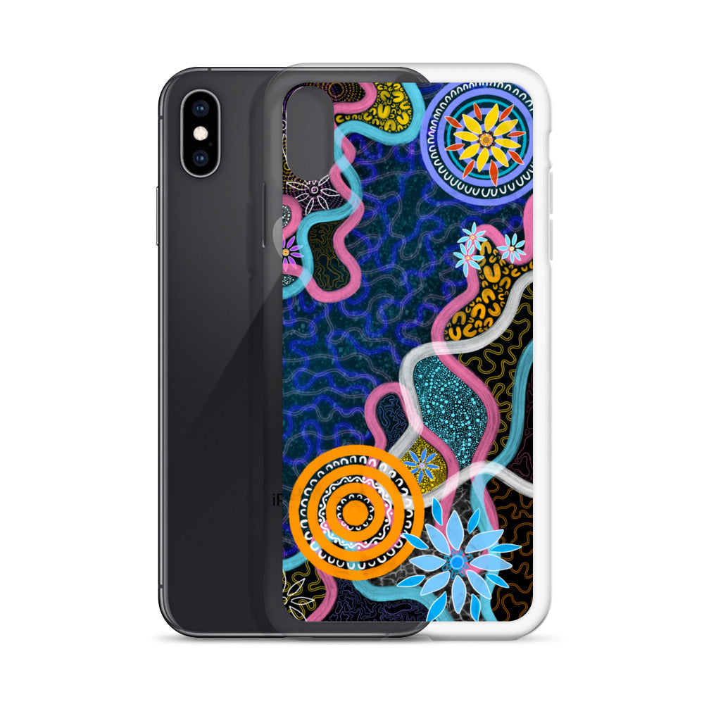 Aboriginal Art | River Meets Land | iPhone Tough Case