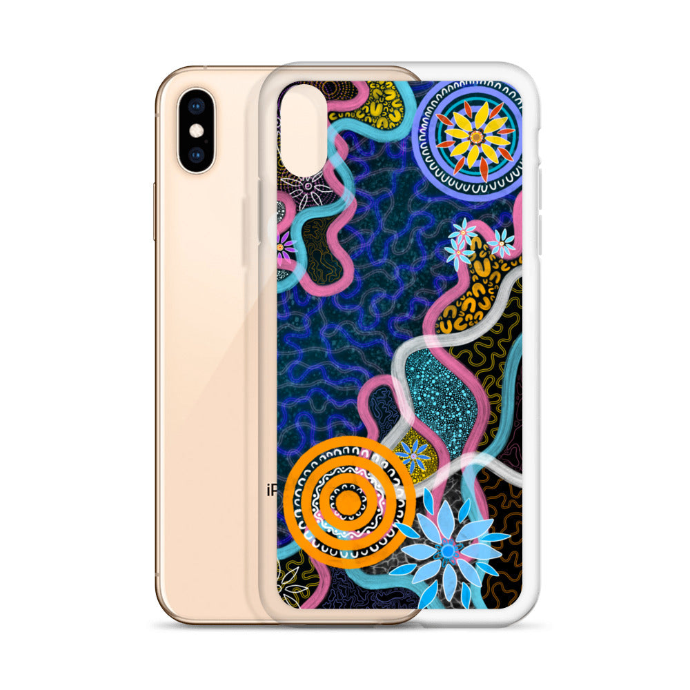 Aboriginal Art | River Meets Land | iPhone Tough Case
