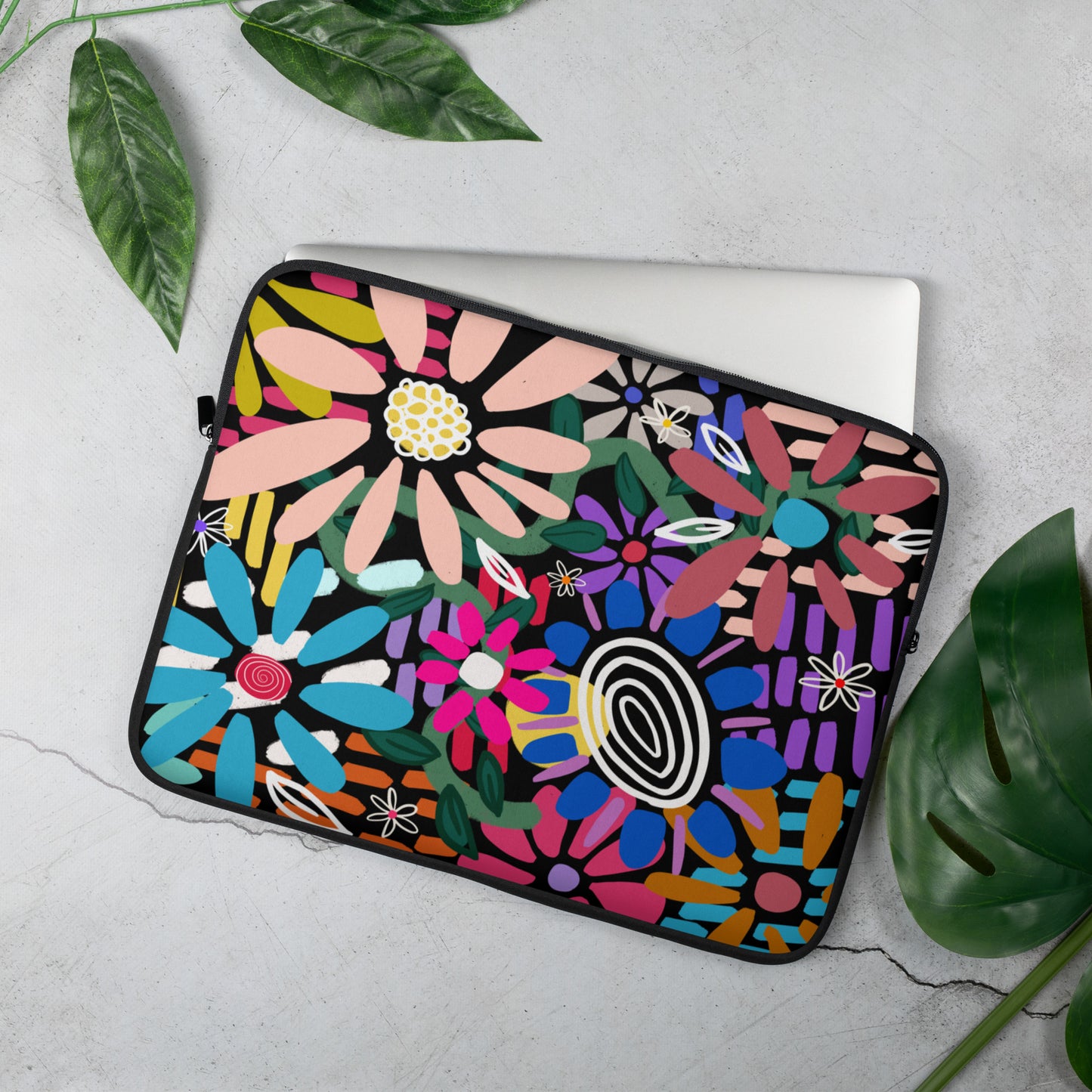 Flower Art | Flora Fun | Laptop Sleeve