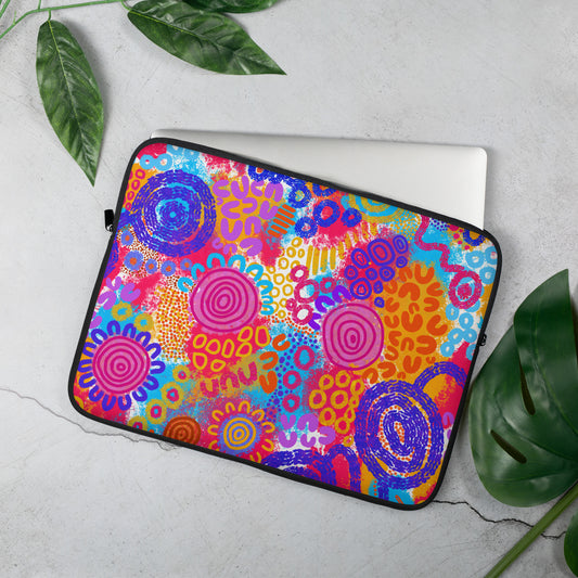 Aboriginal Art | Technicolour | Laptop Sleeve