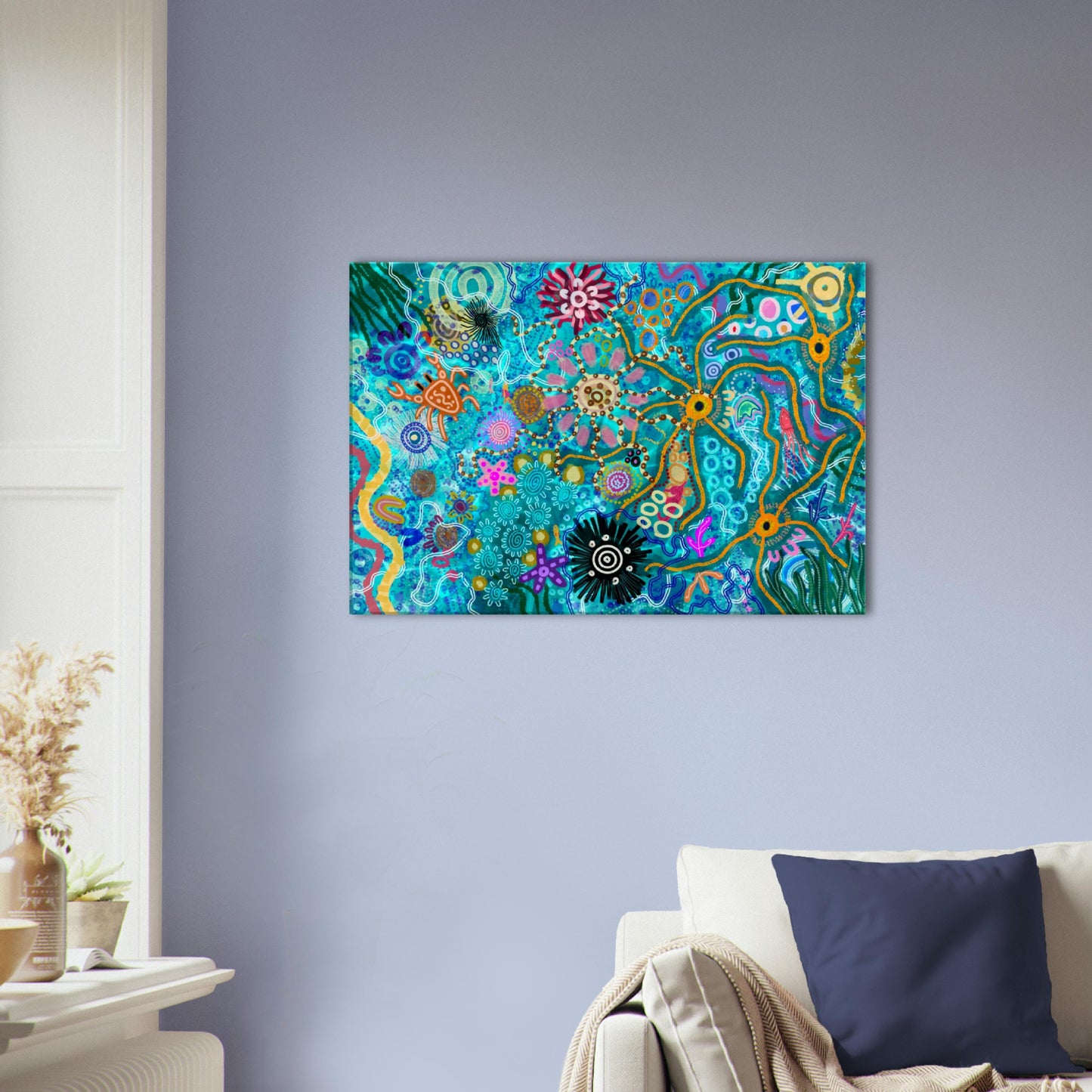 Aboriginal Art | Rockpool | Print to Canvas | Limited Release