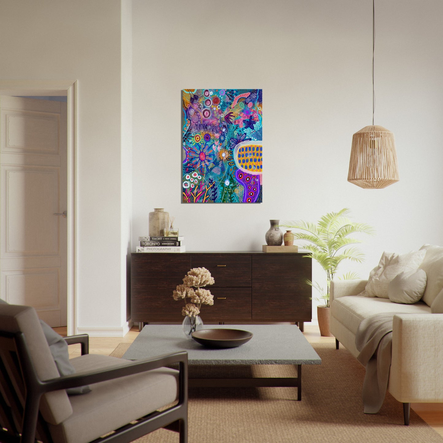 Aboriginal Art | Bocar Bindy: Dive into the Deep | Print to Canvas | Limited Release