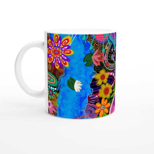 Aboriginal Art | Botanical Gardens | Ceramic 11oz Mug