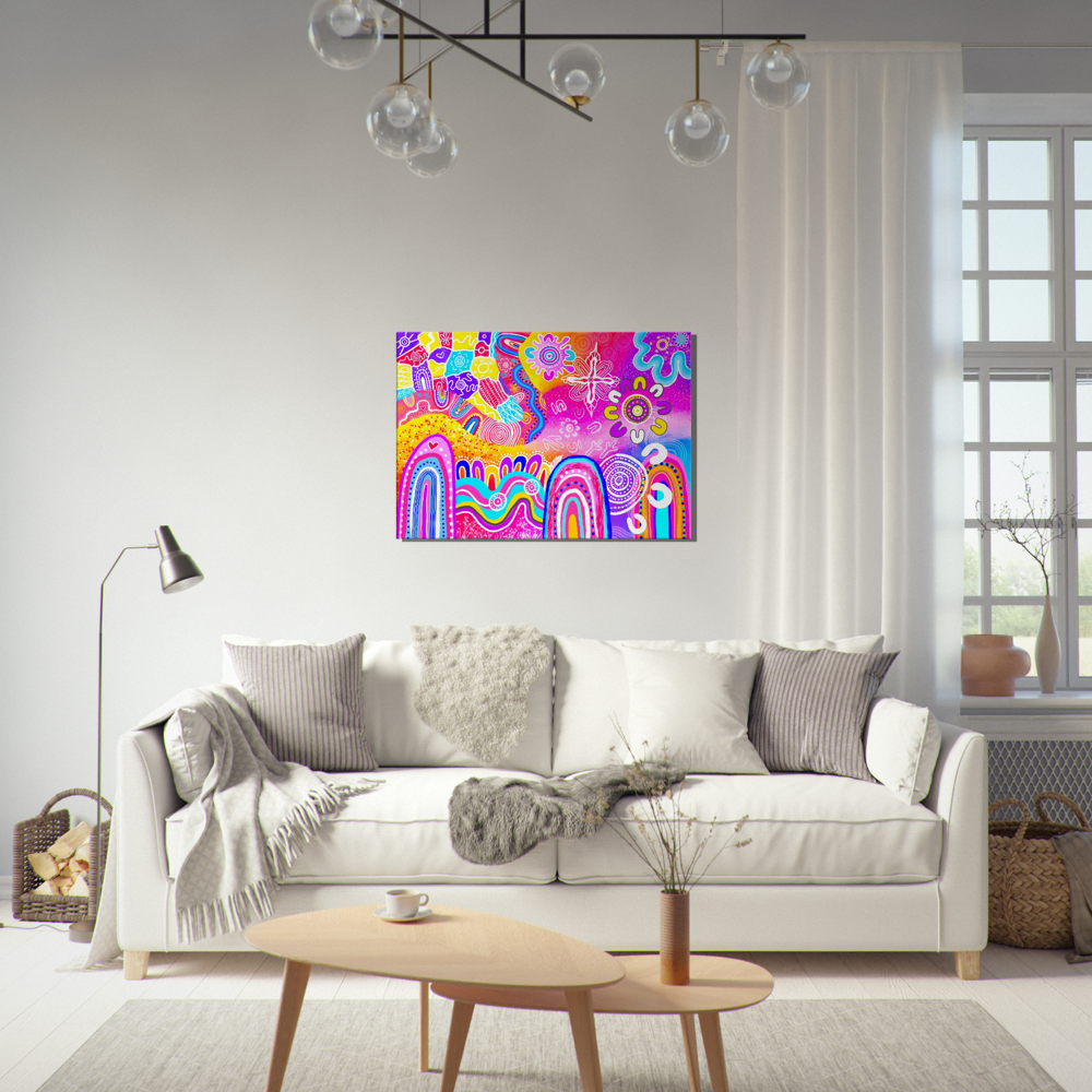 Aboriginal Art | Loud and Proud | Print to Canvas | Limited Release